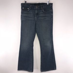 Calvin Klein Whiskered Medium Boot Cut Jeans